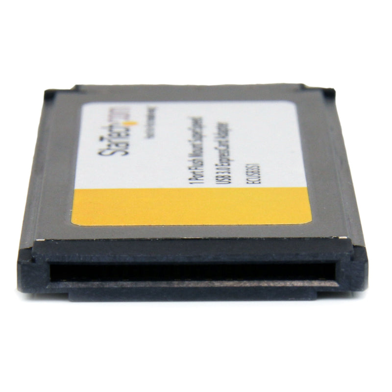  [AUSTRALIA] - StarTech.com 1 Port Flush Mount ExpressCard SuperSpeed USB 3.0 Card Adapter with UASP Support - ExpressCard USB 3.0 Adapter (ECUSB3S11), Green
