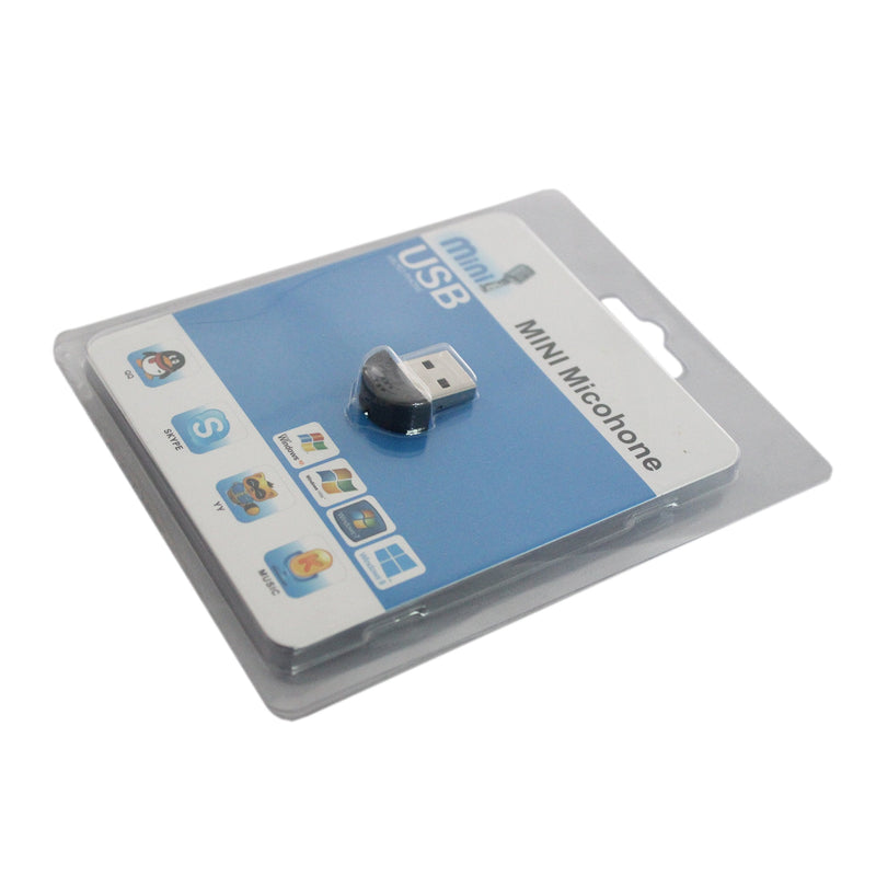  [AUSTRALIA] - Mini USB Microphone for Computer Laptop Desktop Driver Free Black