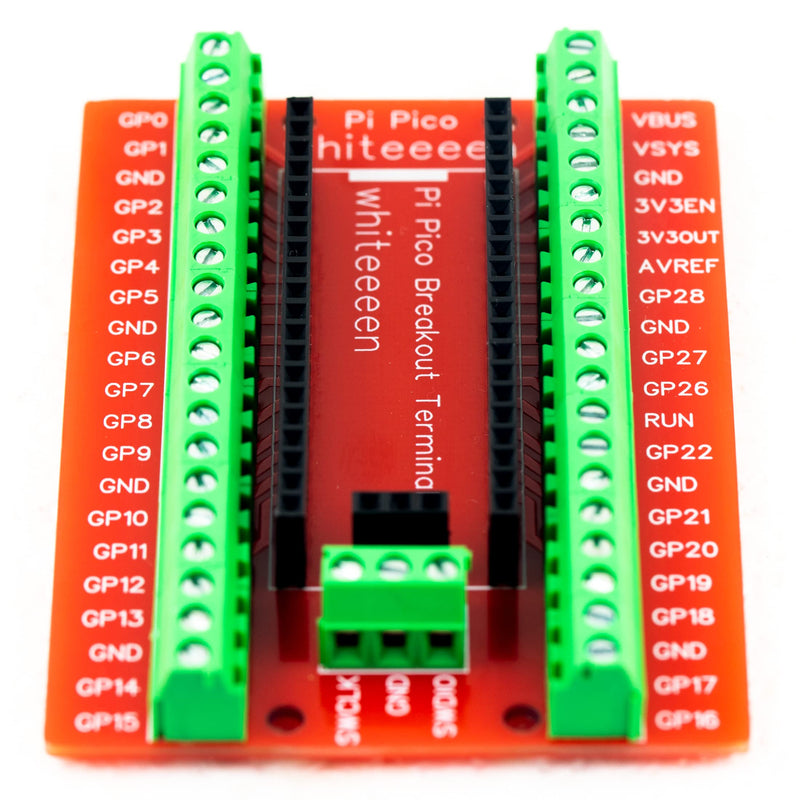  [AUSTRALIA] - risingsaplings RSP pi pico io Breakout Board 2.54mm Male Female or 3.81mm Terminal for Raspberry pi pico (3.81 Terminal (1pcs)) 3.81 Terminal (1pcs)