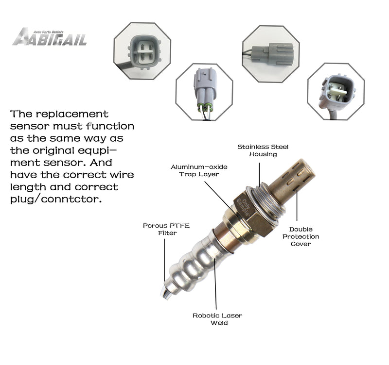 Heated Oxygen Sensor 234-4622 13355 Downstream Sensor 2 for Toyota 4Runner Camry RAV4 Solara Tacoma Avalon Lexus ES300 ES300h ES330 GS300 - LeoForward Australia