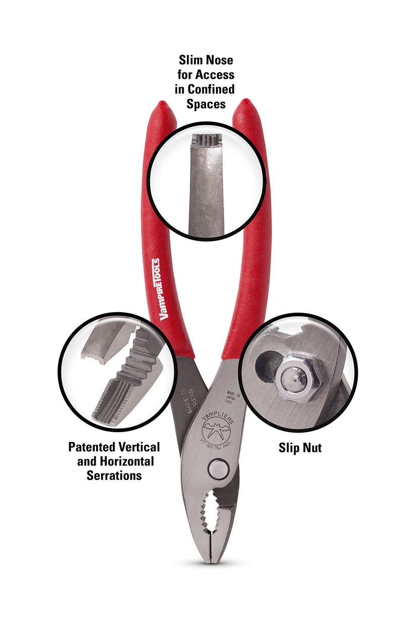  [AUSTRALIA] - VAMPLIERS. Best Made Pliers! Black Friday & Cyber Monday Week Deal. 7" Slip Joint-Screw Extraction Pliers. 1