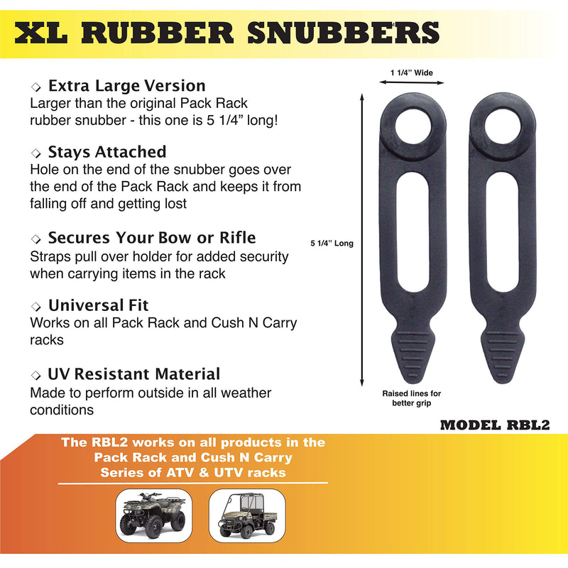  [AUSTRALIA] - All Rite Products Rubber Snubbers for Pack Rack Series - Model RBL2 5.25"