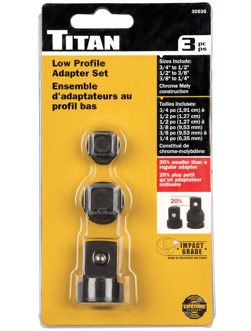  [AUSTRALIA] - Titan 30936 Low Profile Adapter Set