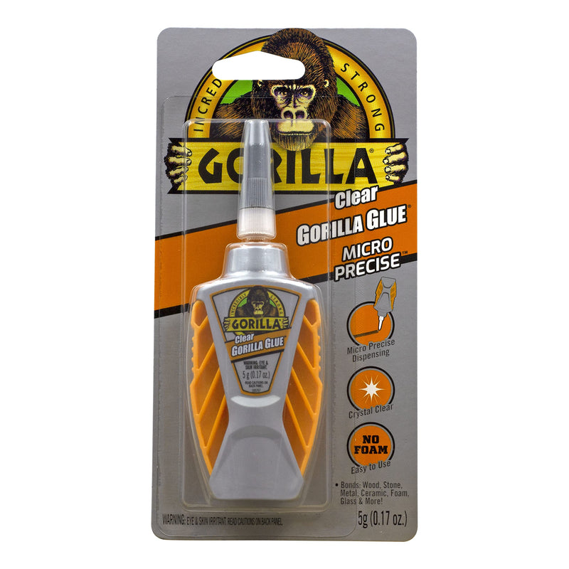  [AUSTRALIA] - Gorilla Glue Clear Micro Precise, 5 Gram, Clear (Pack of 2)
