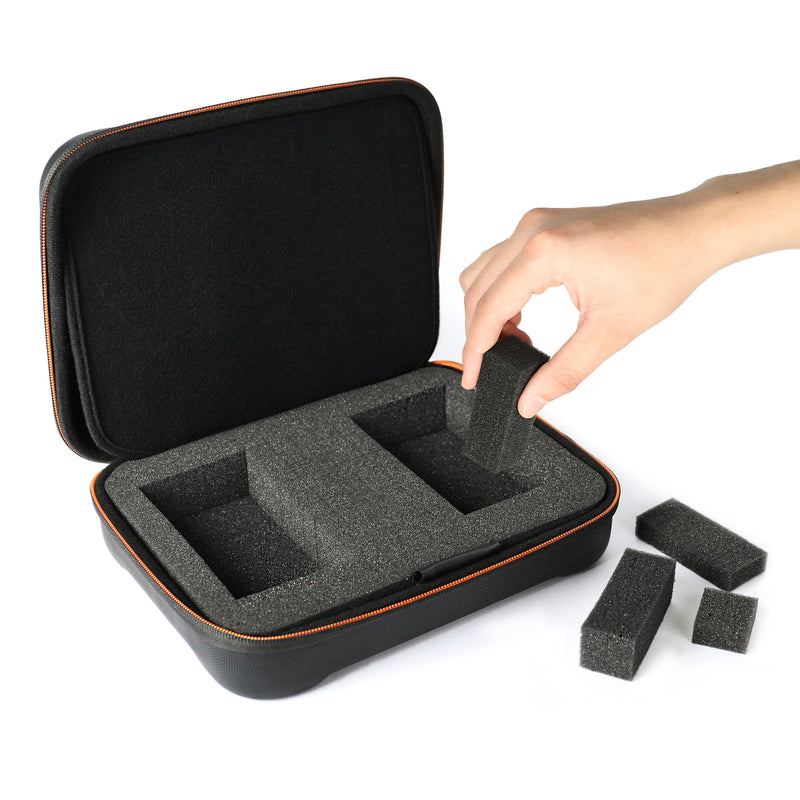  [AUSTRALIA] - USA Gear GoPro Hero Water Resistant EVA Foam Case - Lightweight, Customizable Foam Interior, Mesh Pocket - Compatible with Go Pro Hero 10, 9, 8, 7, 5, 3, Charger, Remote, & Accessories - Case Only