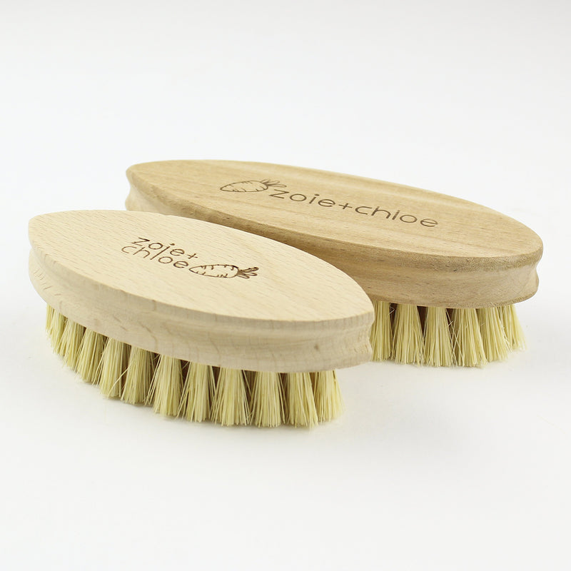 Zoie + Chloe 100% Natural Plant-Fiber Soft Bristles Vegetable Brush Small 4.3 INCH - LeoForward Australia