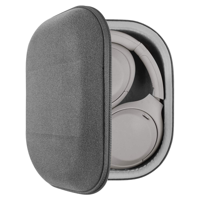  [AUSTRALIA] - Geekria Shield Headphones Case Compatible with Sony WH1000XM4, WH1000XM3, WH1000XM2, WH-XB910N Case, Replacement Hard Shell Travel Carrying Bag with Accessories Storage (Grey)