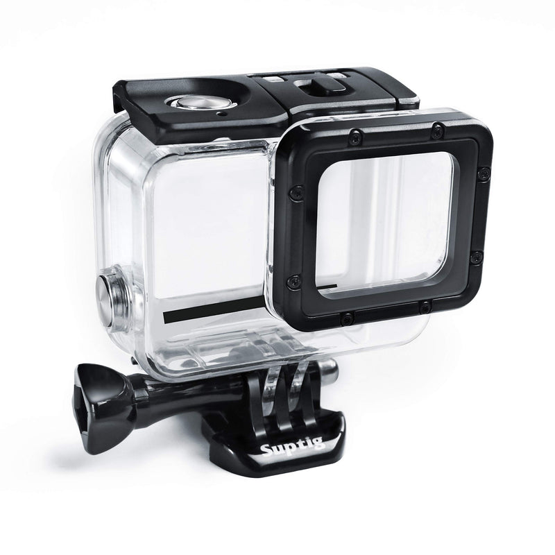  [AUSTRALIA] - Suptig Case Housing Waterproof Case for Gopro Hero 7 Black Gopro Hero 5 Gopro Hero 6 Gopro Hero 2018 Action Camera Waterproof 147ft(45Meters)