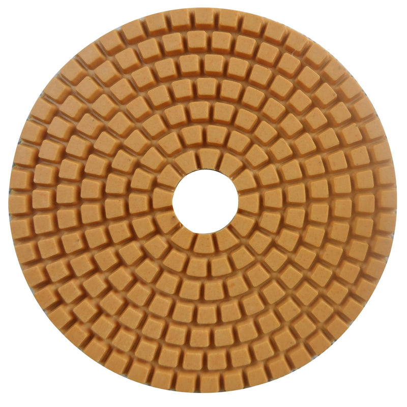  [AUSTRALIA] - Konfor Premium Grade Wet 4" Diamond Polishing Pads Tool 7 Set for Granite Marble Concrete Stone Floor Sanding