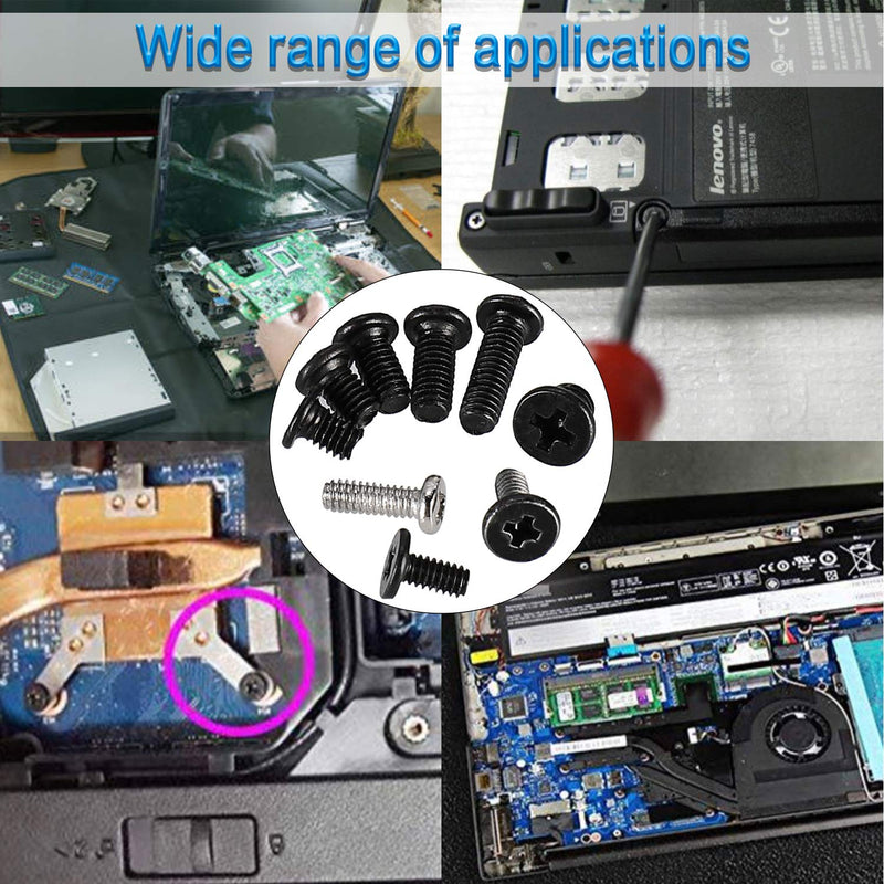  [AUSTRALIA] - HanTof 500pcs M2 M2.5 M3 Laptop Notebook Computer Screw Kit Set with Screwdriver for IBM HP Dell Lenovo Samsung Sony Toshiba Gateway Acer