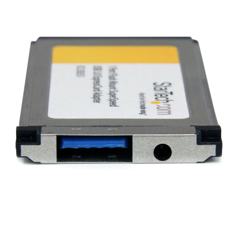  [AUSTRALIA] - StarTech.com 1 Port Flush Mount ExpressCard SuperSpeed USB 3.0 Card Adapter with UASP Support - ExpressCard USB 3.0 Adapter (ECUSB3S11), Green