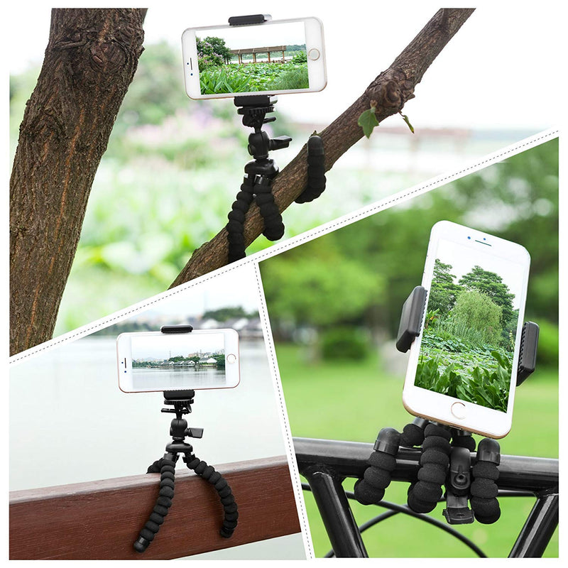  [AUSTRALIA] - Ailun Digtal Camera Tripod Mount Stand Camera Holder for iPhone 14/14 Pro/14 Plus/14 Pro Max/13/13 Pro/13 Pro Max/12/12Pro/12Pro Max/11/11 Pro/X XR Xs Max 8 7 Plus Digtal Camerara and More Black