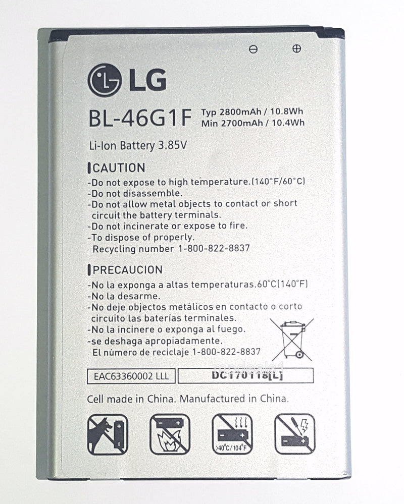 Original OEM Authentic Battery For LG 2017 K20 Plus K20, K20 V, Harmony, LV532GB BL-46G1F 2700mah - LeoForward Australia