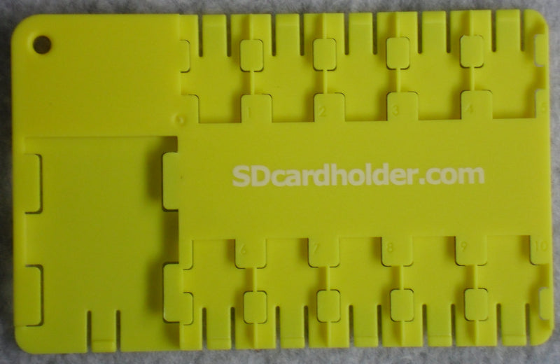  [AUSTRALIA] - Micro SD Green Card Case, Holder, Organizer Credit Card Size Storage Device ! Beware of Chinese Knock Offs!!!