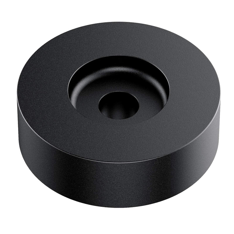 45 RPM Adapter, for 7 inch Vinyl Record Dome 45 Adapter and Technics Turntable, Aluminum Black - LeoForward Australia