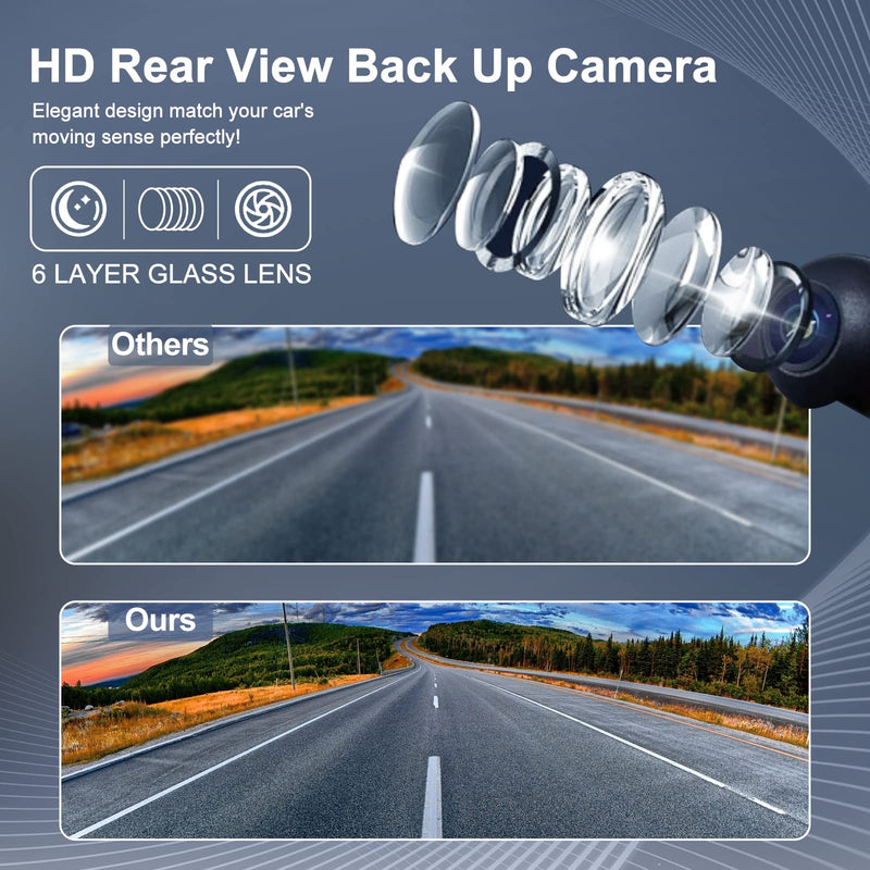  [AUSTRALIA] - AISHAN Rear View Backup Camera Parking Assist Camera Compatible with 2014-2017 Honda Accord Sedan Replace# 39530-T2A-A31, 39530-T2A-U110-M2