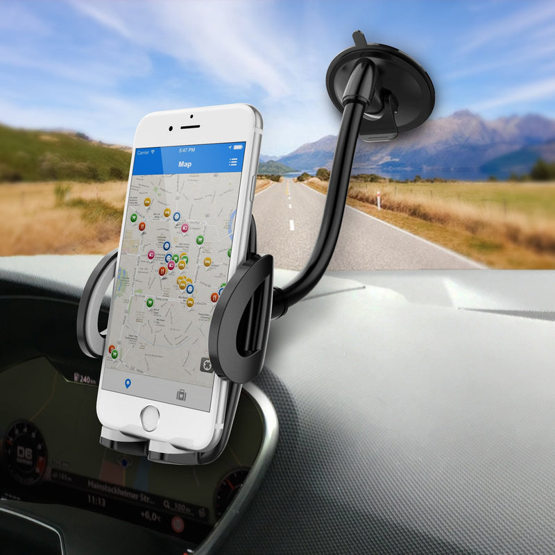  [AUSTRALIA] - WixGear 3-in-1 Universal Car Phone Mount, Phone Holder for Car, Cell Phone Car Mount Air Vent Holder with Dashboard Mount and Windshield Mount for Cell Phones