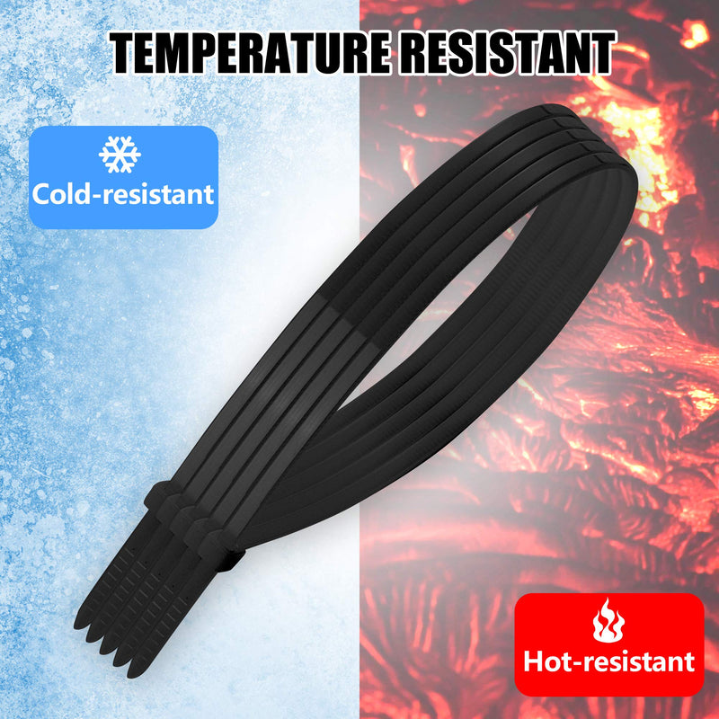  [AUSTRALIA] - 15" Black Zip Cable Ties (100 Pack), 120lbs Tensile Strength - Heavy Duty, Self-Locking Premium Nylon Cable Wire Ties for Indoor and Outdoor by Bolt Dropper 15" 120lb