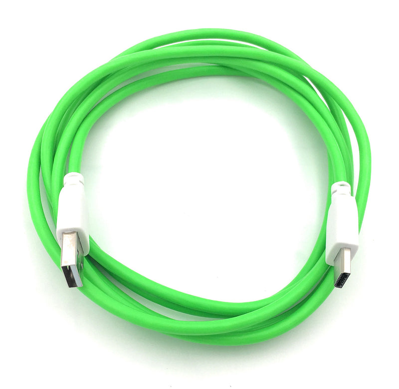 Xcivi USB Charger Cable Cord for Fuhu Tablets Nabi DreamTab, nabi 2S, nabi Jr, Jr. S, XD, Elev-8, 6 FT/2m (Green) - LeoForward Australia