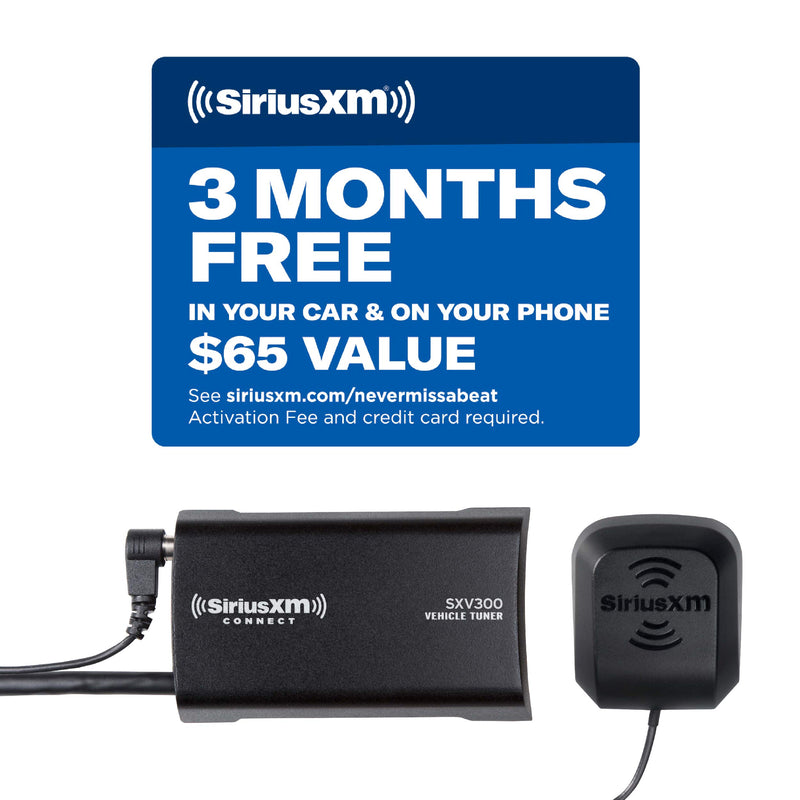  [AUSTRALIA] - SiriusXM SXV300v1 Connect Vehicle Tuner Kit for Satellite Radio with Free 3 Months Satellite and Streaming Service