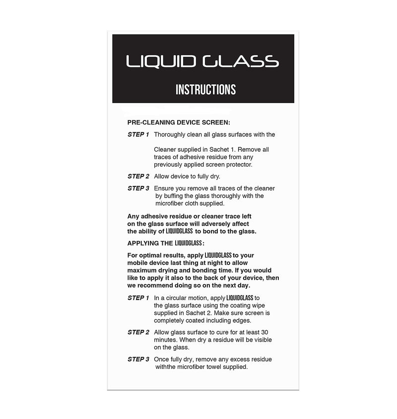  [AUSTRALIA] - Luvvitt Liquid Glass Screen Protector Scratch and Shatter Resistant Wipe On Nano Protection for All Phones Tablets Smart Watches - Universal