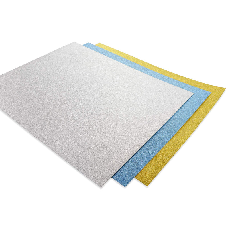  [AUSTRALIA] - Emraw Poster Board Sturdy Office Glitter Blanks Sheets Sign Scrapbooking Blank Graphic Display Board Durable for Arts and Crafts Projects Blank Board 3 per Pack (Pack of 2)