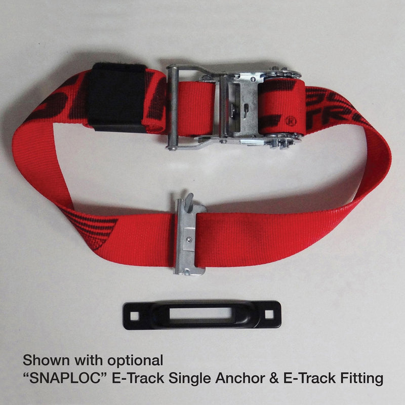  [AUSTRALIA] - Cinch Strap 2"x8' Ratchet (USA!) with Hook & Loop Storage Fastener