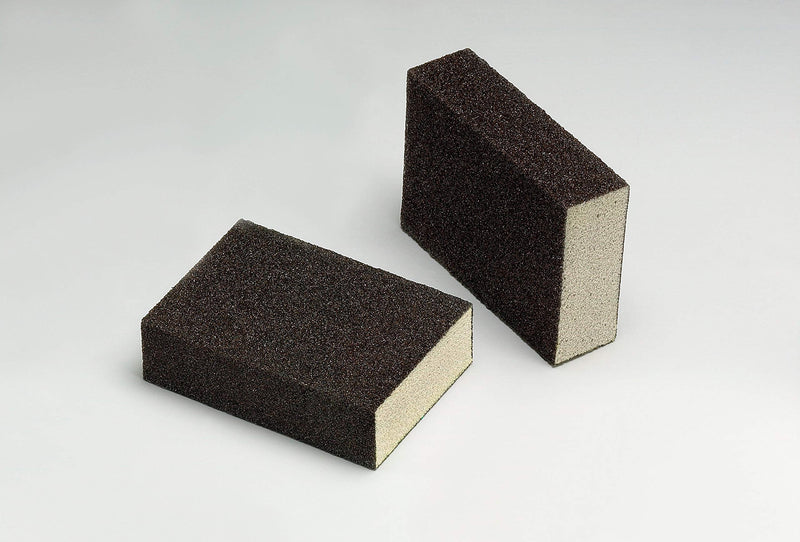  [AUSTRALIA] - 3M Drywall Sanding Sponge, Dual Grit Block, 2 5/8 in x 3 3/4 in x 1 in, Fine/Medium, 2-Pack