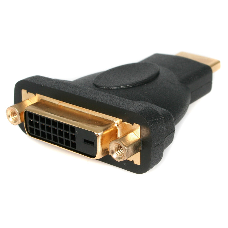  [AUSTRALIA] - StarTech.com HDMI Male to DVI Female - HDMI to DVI-D Adapter - Bi-Directional - DVI to HDMI (HDMIDVIMF), Black