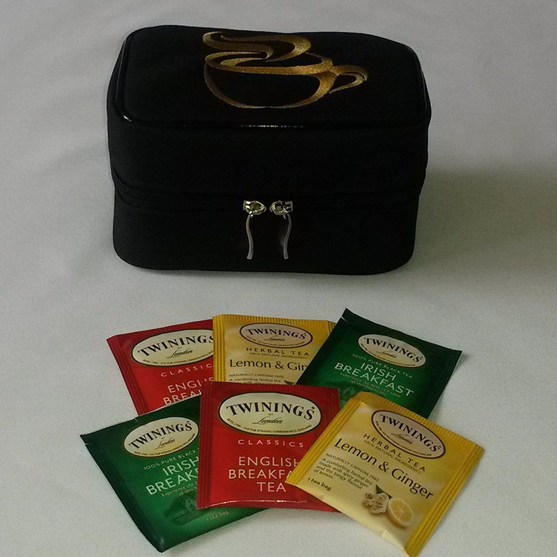 Teacaso Travel Tea Chest Organizer w/Spice Jar and Tea - Great for Home, Office, and Travel! - LeoForward Australia