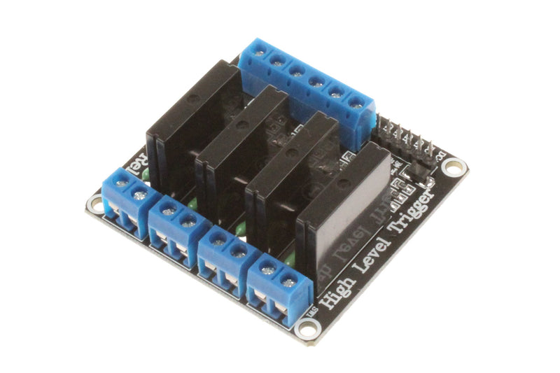 NOYITO 4-Channel Solid State Relay Module High-level Trigger DC Control AC Load AC 240V 2A for PLC Automation Equipment Control, Industrial Control, Circuit Modification (4-Channel 5V) 4-Channel 5V - LeoForward Australia