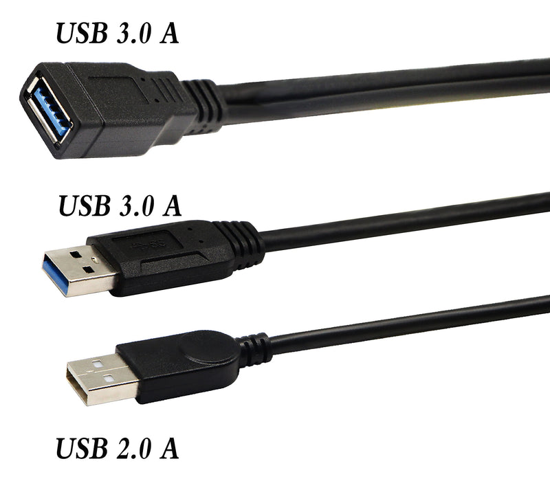 zdyCGTime USB 3.0 Extender Cable USB 3.0 Female to USB 3.0 & USB 2.0 Male Extra Power Data Y Splitter Charger Extension Cable(33CM/13inch) - LeoForward Australia