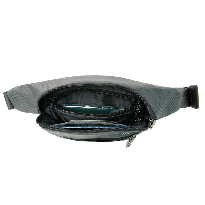 Travelon Anti-Theft Active Waist Pack, Charcoal, 9.5 x 6 x 2 - LeoForward Australia