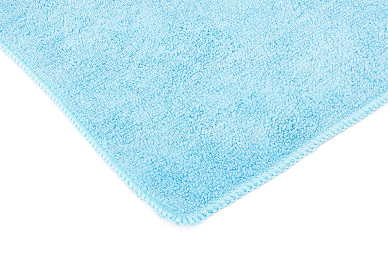  [AUSTRALIA] - The Rag Company (12 Pack) Premium 12 x 12 Microfiber Terry Towel, Light Blue