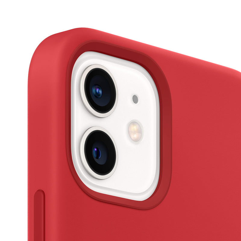 Apple Silicone Case with MagSafe (for iPhone 12 and iPhone 12 Pro) - (Product) RED - LeoForward Australia