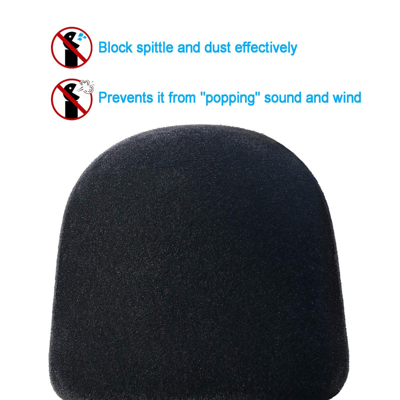  [AUSTRALIA] - Pop Filter for Blue Yeti X Mic - Foam Microphone Windscreen Cover with Velvet-like Fabric Covering to Reduce Mic Noises by YOUSHARES