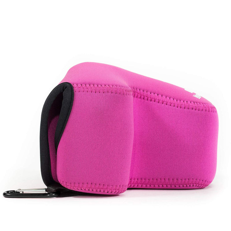  [AUSTRALIA] - MegaGear Ultra Light Neoprene Camera Case Compatible with Sony Alpha A7 III, A7R III, A9 (28-70mm) Hot Pink