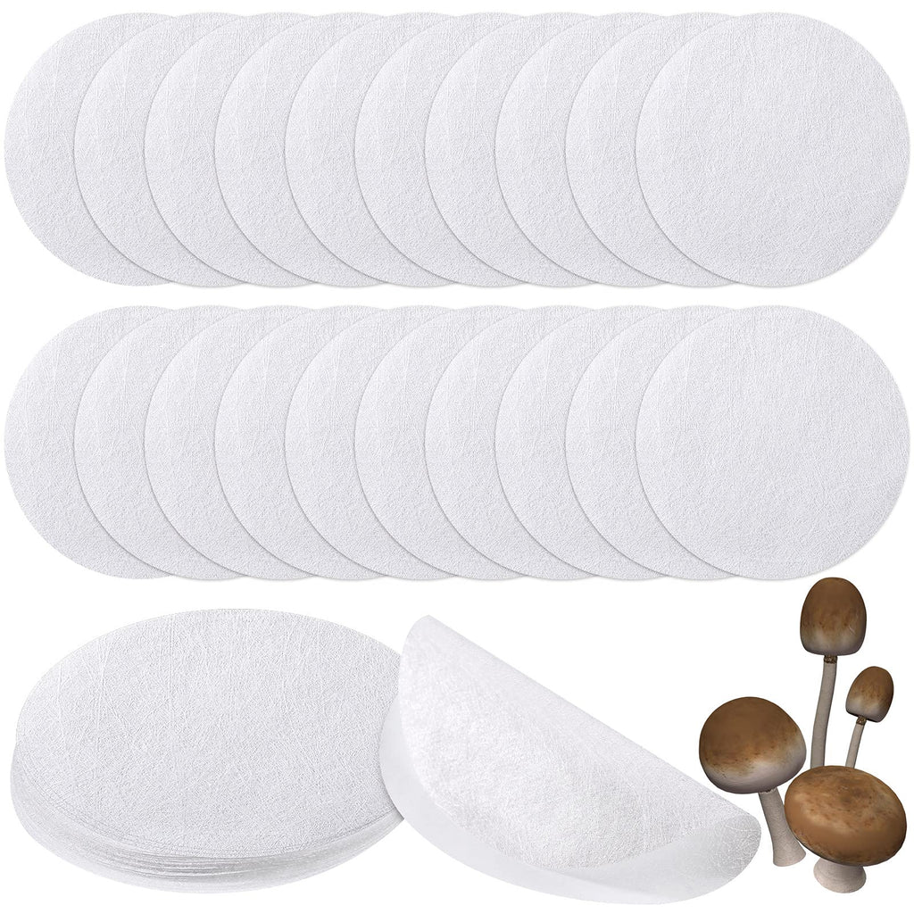  [AUSTRALIA] - Synthetic Filter Discs 90 mm, Wide Mouth Size, for a Buchner Funnel, Mushroom Cultivation, High Temperature and High Pressure Resistance (30 Pieces) 30