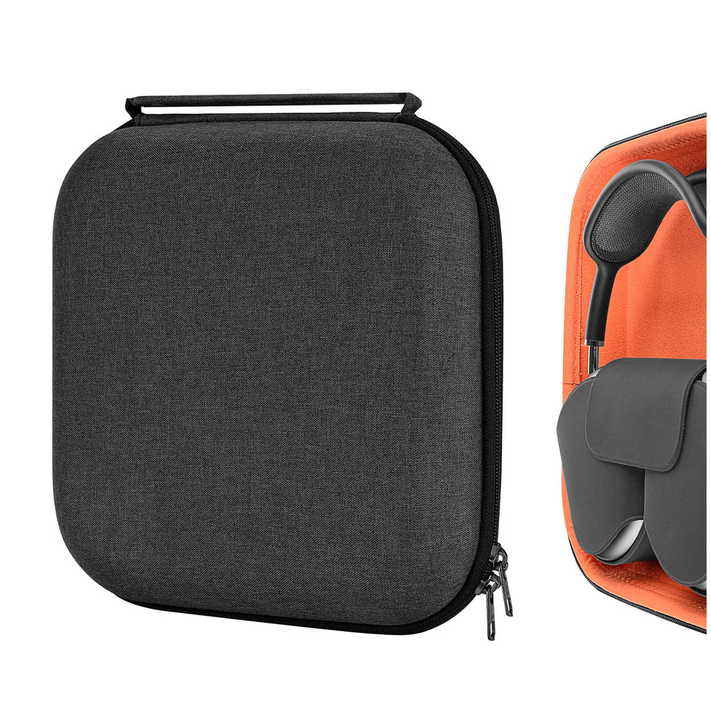  [AUSTRALIA] - Geekria Shield Case, Compatible with AirPod Max Headphones, Replacement Protective Hard Shell Travel Carrying Bag with Room for Accessories Storage (Dark Gray) (Compatible with Smart Case)