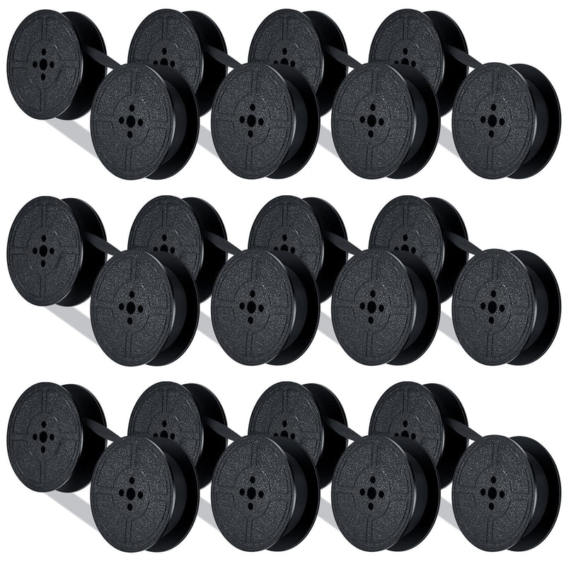  [AUSTRALIA] - Honoson 12 Pairs Universal Typewriter Ribbon Twin Spool Typewriter Ribbon Twin Spool Replacement Pack for Most Typewriter (Black)