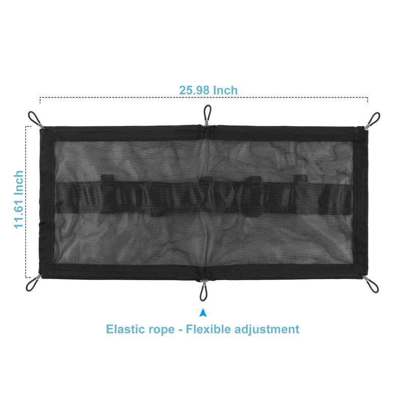  [AUSTRALIA] - ENUODA Cable Management Under Desk Black Mesh Cable Manager Under Desk Cable Management Net for Standing Desk