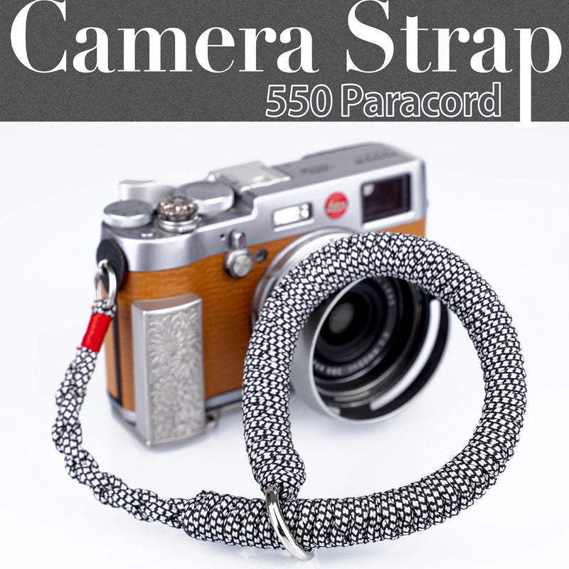  [AUSTRALIA] - Camera Wrist Strap (White) Paracord Camera Hand Strap White