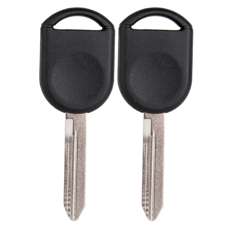  [AUSTRALIA] - SCITOO 2pcs Compatible with New Replacement Uncut Ignition Key Transponder Blank fit 04-08 for Ford for F-150 for Escape for Fusion for Mustang FCC H84-PT * 2 pcs