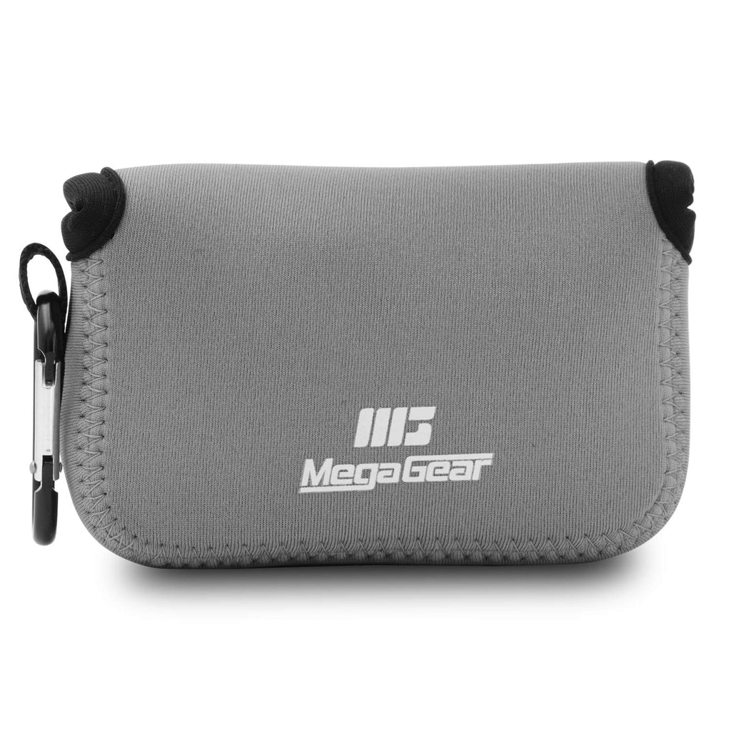  [AUSTRALIA] - MegaGear Ultra Light Neoprene Camera Case Compatible with Canon PowerShot G7 X Mark III, G7 X Mark II Gray