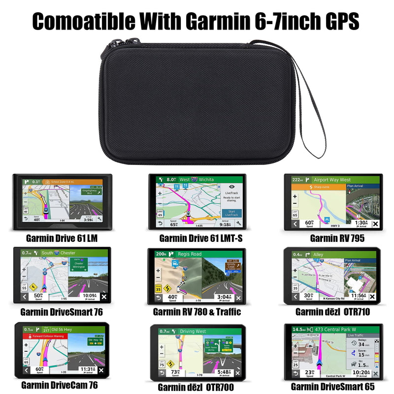  [AUSTRALIA] - Aenllosi Hard Carrying Case Compatible with Garmin DriveSmart 65/DriveSmart 76/DriveCam 76/dezl otr 700/dezl otr710/RV 780/RV 795/Drive 61 6-7 inch GPS for 6-7 inch GPS