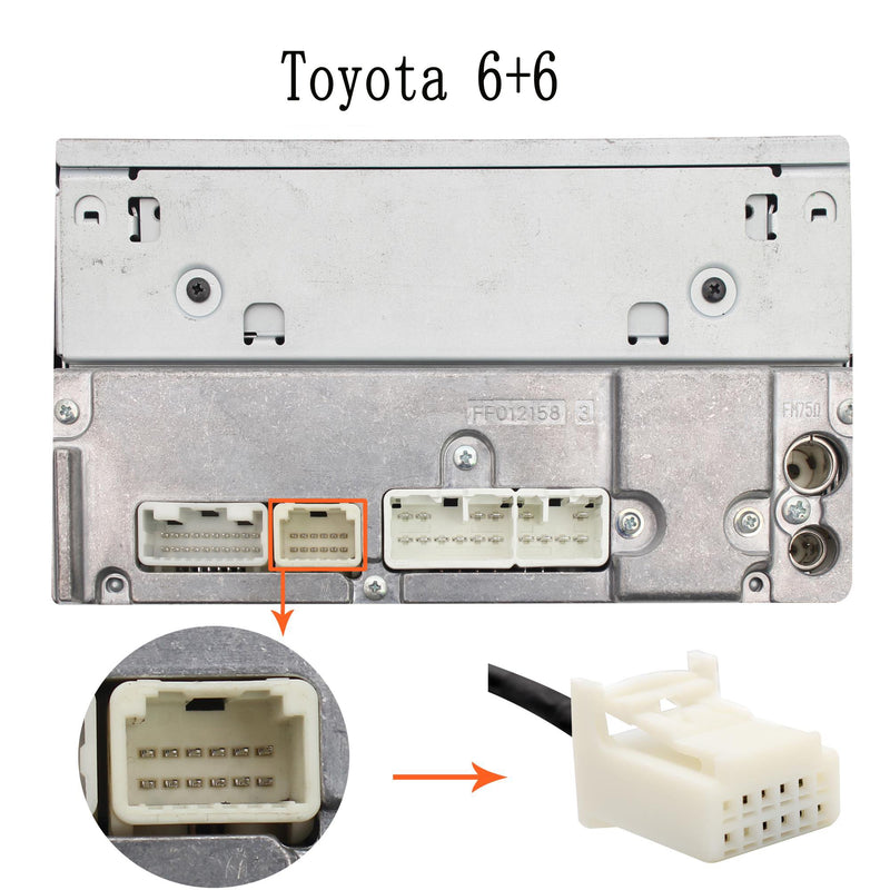 Yomikoo AUX Adapter, Car Stereo CD Changer AUX Cable for Toyota Camry 2005-2011, Avensis 2003-2011, Corolla 2005-2011, Tacoma 2004-2008 Lexus - LeoForward Australia