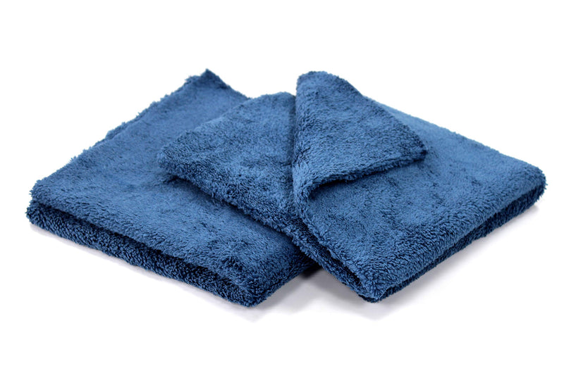  [AUSTRALIA] - Maxshine 16"x16"/40X40cm Ultimate Zero Crazy 500GSM Edgeless Microfiber Towel Scratch Free Blue 40x40 cm