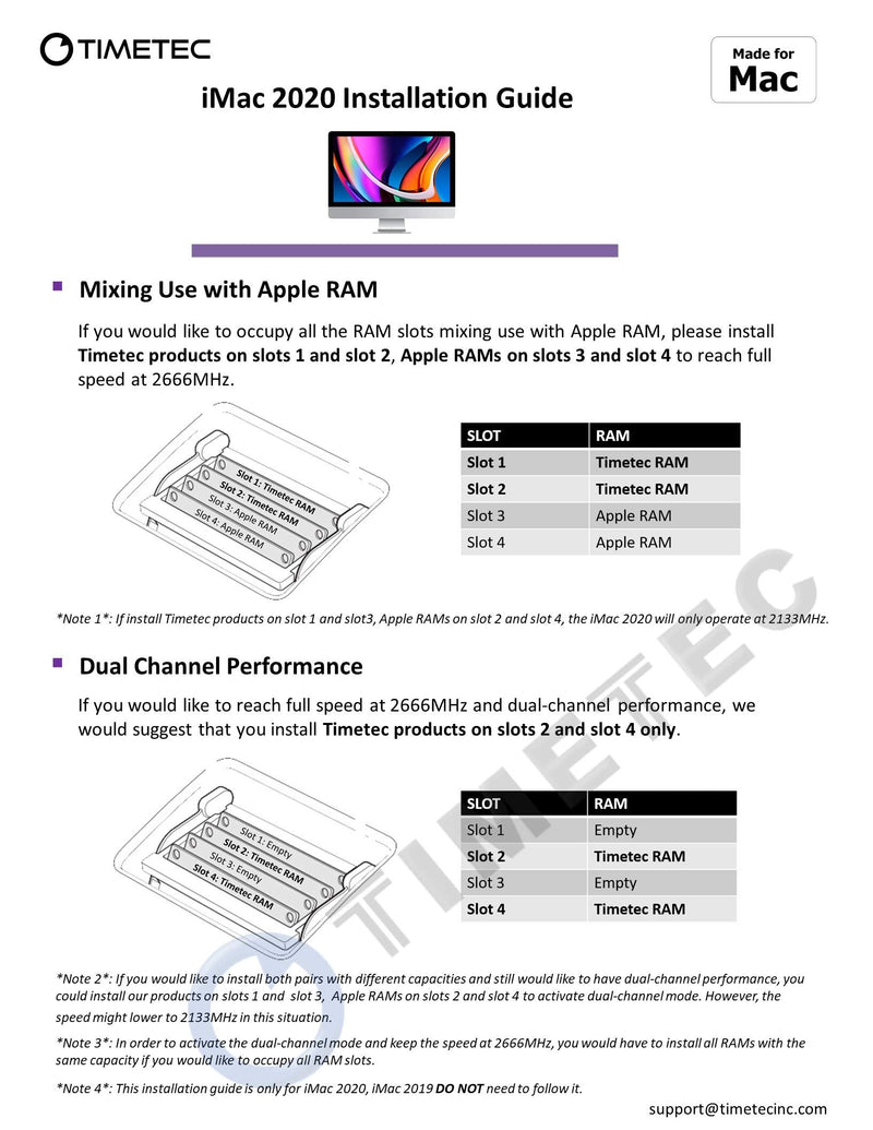  [AUSTRALIA] - Timetec 16GB KIT(2x8GB) Compatible for Apple DDR4 2666MHz for Mid 2020 iMac (20,1 / 20,2) / Mid 2019 iMac (19,1) 27-inch w/Retina 5K Display, Late 2018 Mac Mini (8,1) PC4-21333 / PC4-21300 MAC RAM 16GB KIT(2x8GB)