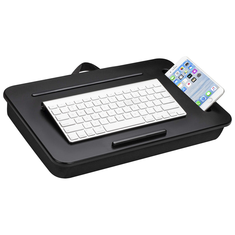  [AUSTRALIA] - LapGear Sidekick Lap Desk - Black - Fits Up to 15.6 Inch Laptops - Style No. 44218