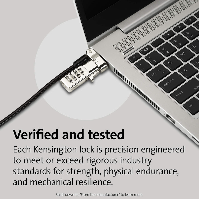  [AUSTRALIA] - Kensington Universal 3-in-1 Combination Laptop Lock - resettable Version (K62316WW)